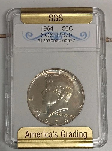 1964 Kennedy Half Dollar PR-70