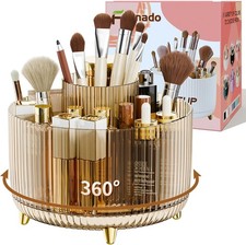 360  Rotate Makeup Brush Holder Organizer, Makeup Organizers