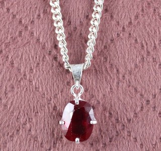 Natural 12.30 Ct Red Painite Cushion Prosperity Gemstone Certified Men's Pendant