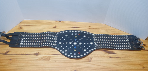 Vintage 1940s Buco studded motorcycle kidney belt Harley Davidson Indian