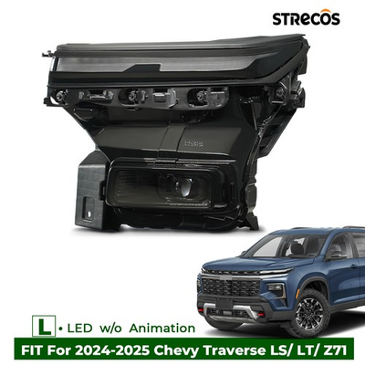 #ad #ad For 2024 2025 Chevy Traverse LS LT Z71 w o Animation LED Headlight Left Driver $369.00