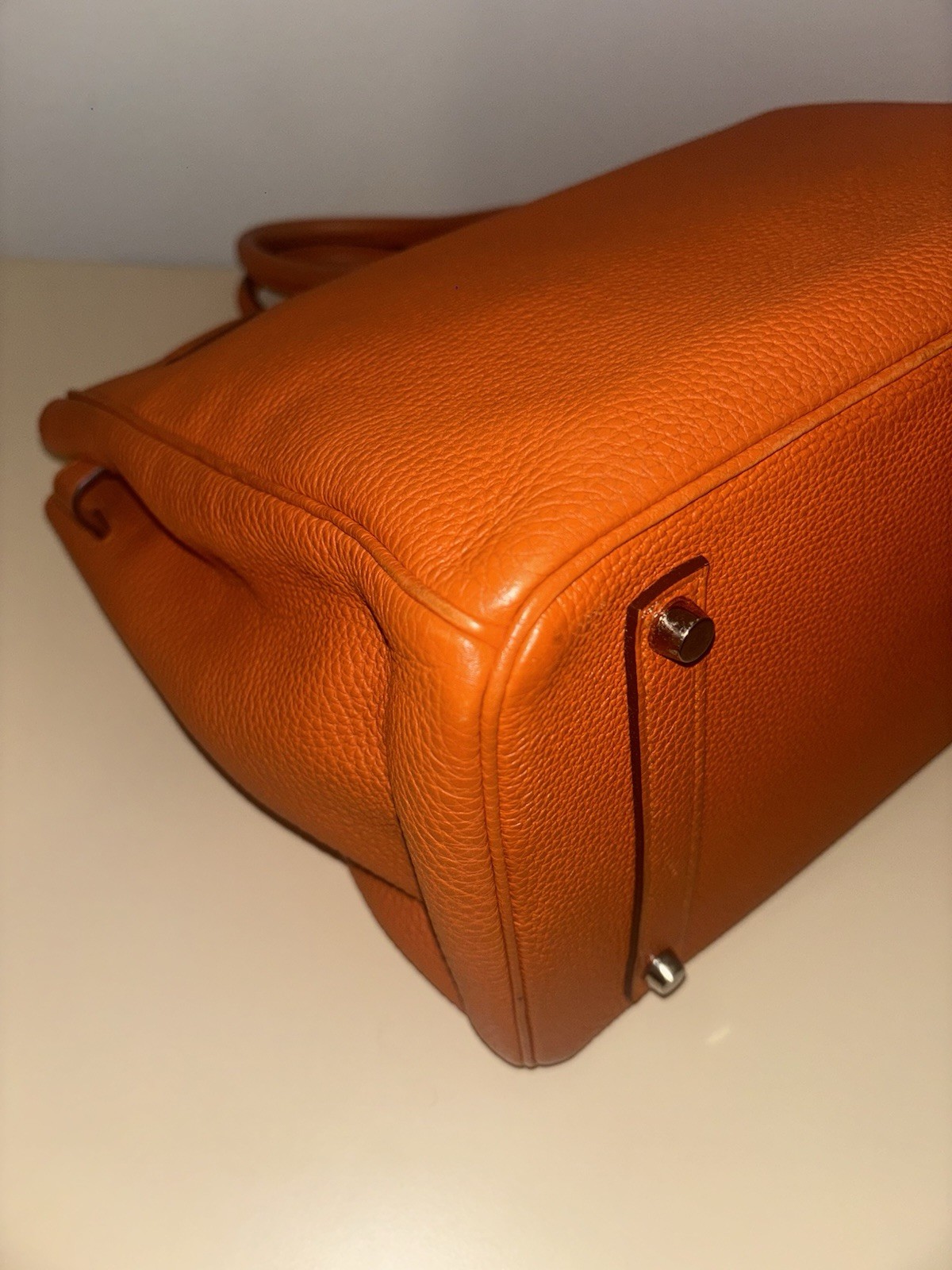Hermes Birkin 35 hand bag Togo Leather, PHW, Stamp Square O (2011) image 10