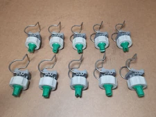 Spraying Systems Co 1" Pipe Ball Nozzle Clip Assemblies & 40° Nozzles Set of 10