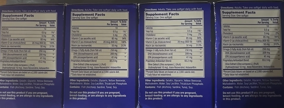 Suplemento de defensa celular One A Day Age Factor (lote de 4) 30ct CADA UNO (03/2026) Foto 3 de 3