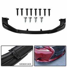 Fit For 2014-16 Lexus IS250 IS350 F-Sport Front Bumper Lip Spoiler Carbon Fiber
