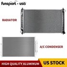 Radiator + AC Condenser for  2007-2018 Nissan Altima 2009-2019 Maxima 2.5L 3.5L