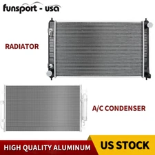 Radiator + AC Condenser for  2007-2018 Nissan Altima 2009-2019 Maxima 2.5L 3.5L