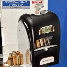 Mag-Nif RollMaster CLXX 7500 Professional Grade Digital Coin Sorter Used*Missing