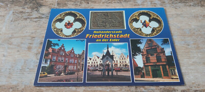 COLOR AK Postkarte HOLLÄNDERSTADT FRIEDRICHSTADT AN DER EIDER MEHRBILD