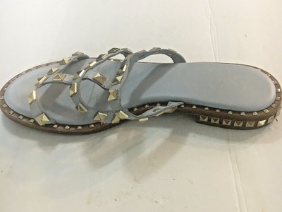 ash gold studded sandals