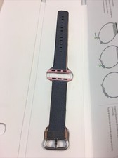 Apple 38mm 40mm Woven Nylon Light Pink/Midnight Blue