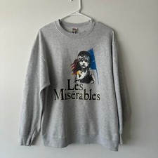 Vintage 80s Les Miserables grey sweatshirt crewneck