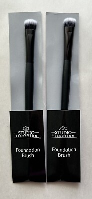 New Studio Selection Foundation Brush Handcrafted Synthetic Fibers 2-PACK (L1)