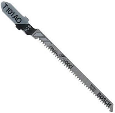 Bosch  Stichsägeblätter T 101 AO Clean for Wood Länge 83 mm Holz HCS Sägeblätter