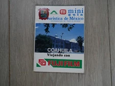 Vintage Fujifilm Mini Guide Tourist of Mexico - Coahuila 1989 In Espanol