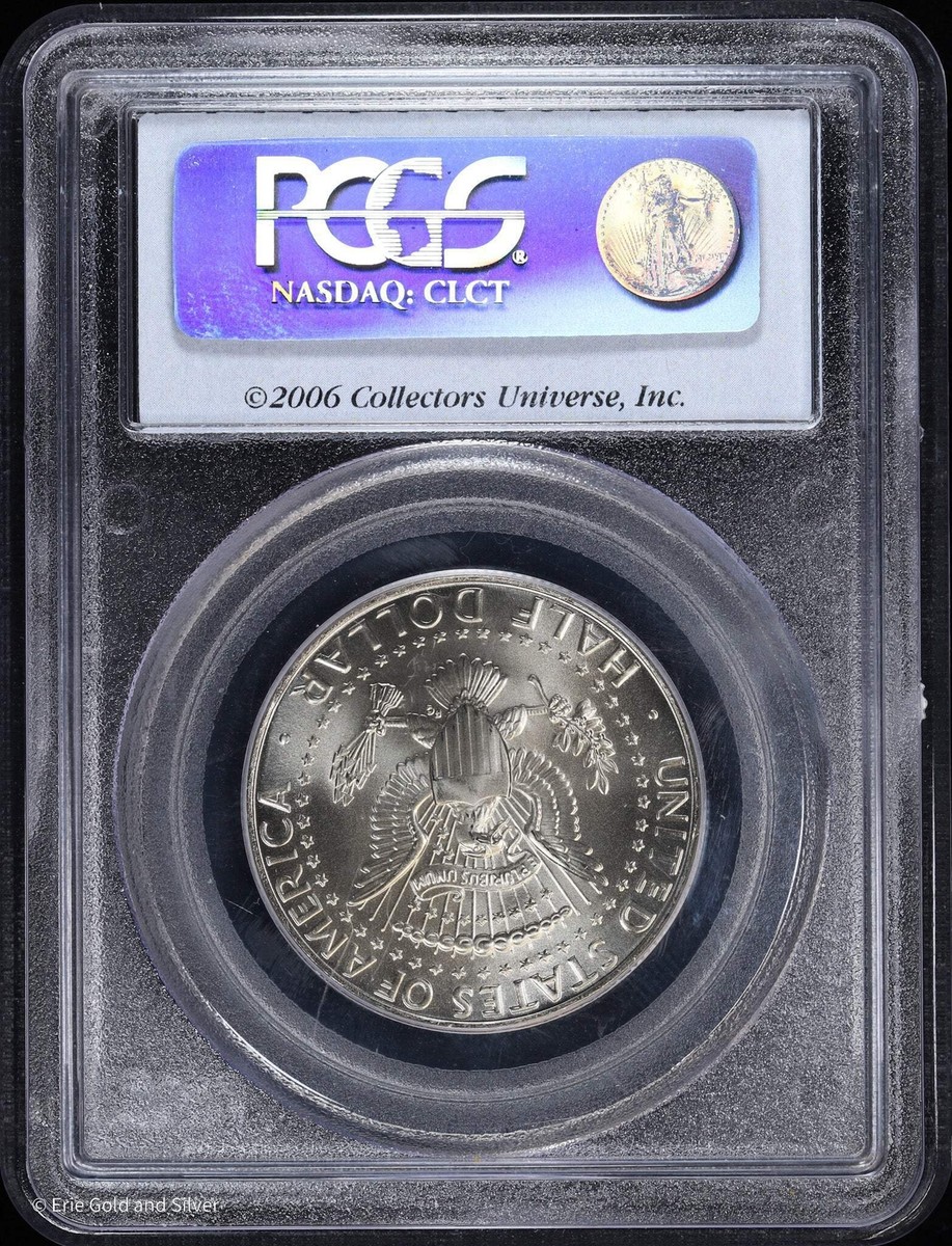 2006-P 50c Satin Kennedy Half 1/2 Dollar PCGS MS 68 First