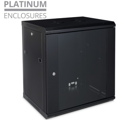 Platin Gehäuse 12he 600mm tief Wand Datenschrank 19 Zoll Sever Rack