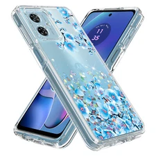 For Motorola Moto G Play (2024) Gradient Sparkle Hybrid Case