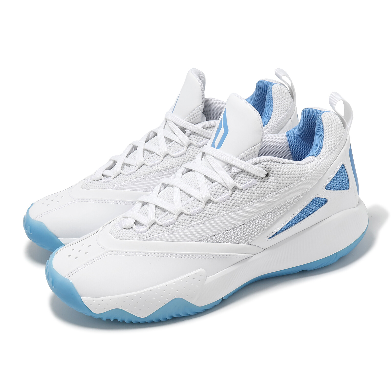 adidas Dame Certified 2 White Blue Men Damian Lillard Basketball Shoes IE7794