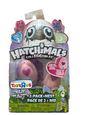 B67 Hatchimals Colleggtibles 2 Pack + Crystal Nest Toys R Us - Season 2