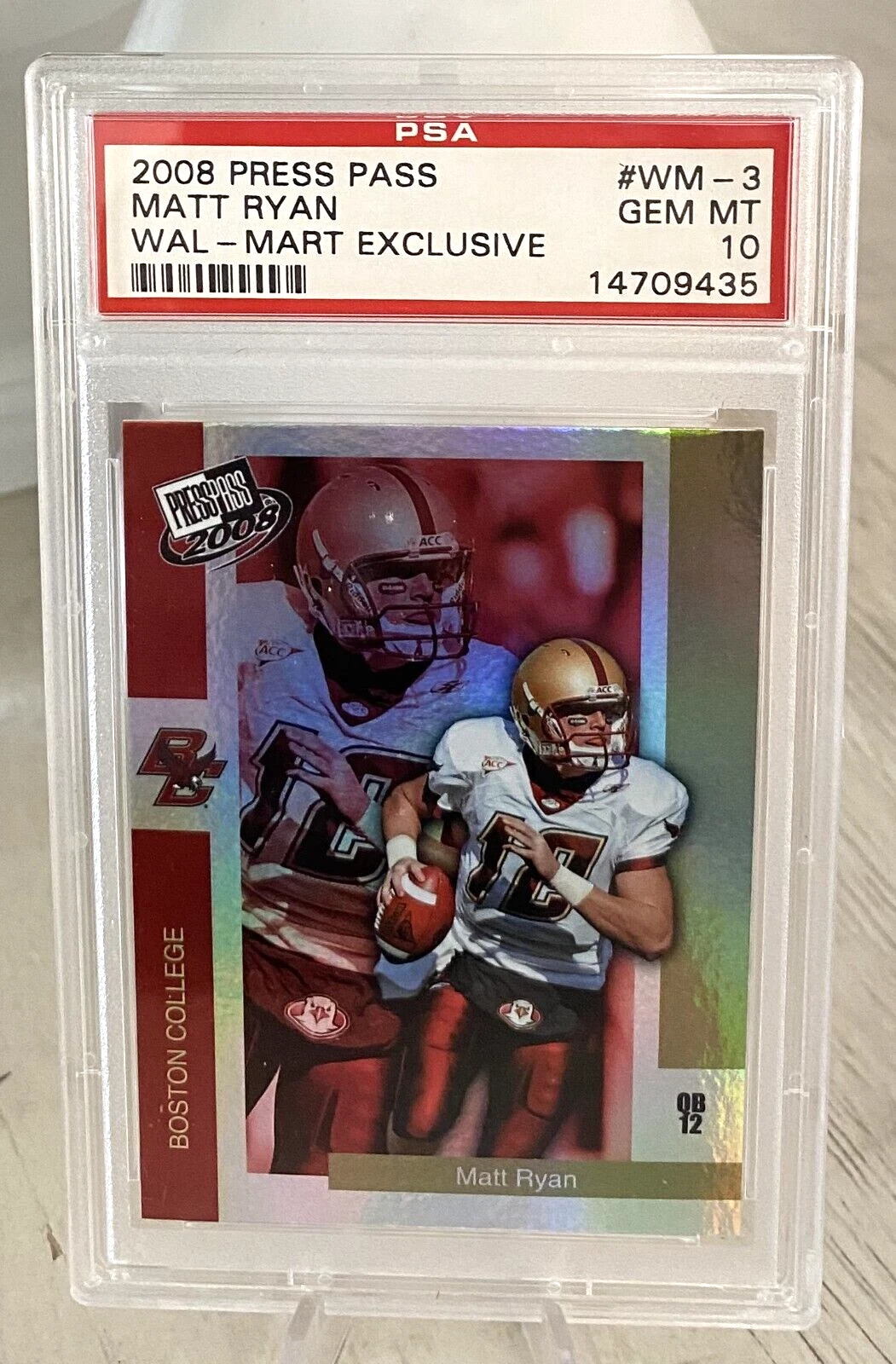 Matt Ryan Press Pass Wal-Mart Exclusive #WM3 Base