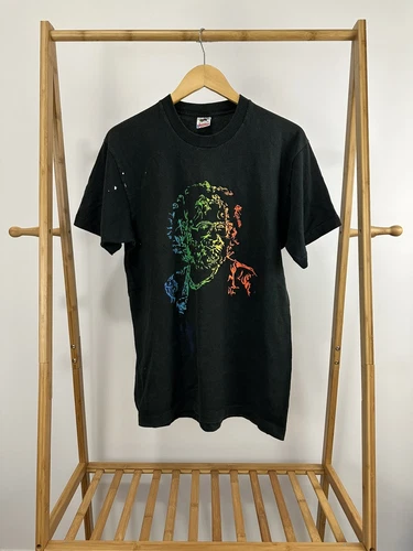 Jerry Garcia Grateful Dead Gradient Rainbow Trippy Art P Vintage vintage concert t-shirt, vintage, single stitch, B+ condition