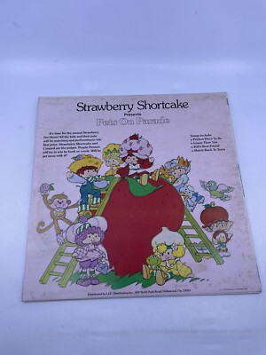 Strawberry Shortcake Presents Pets On Parade Vinyl record 33rpm LP