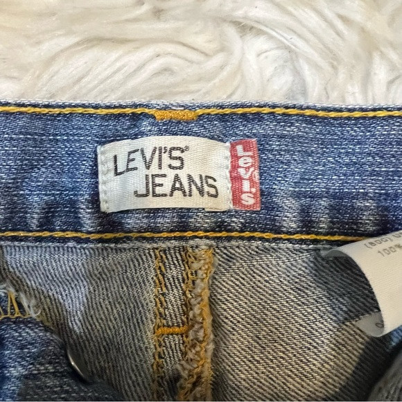 Levi’s Demin Vintage Patchwork Button Fly Mini Je… - image 3