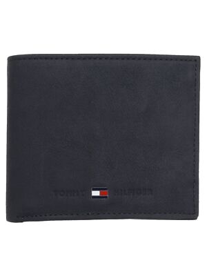 Tommy Hilfiger Herren Kreditkartenetui Johnson Mini CC Wallet Schwarz AM0AM00663