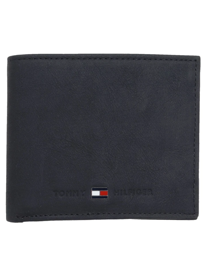 Tommy Hilfiger Kreditkartenetui Johnson Mini CC Wallet Leder Schwarz B-Ware - Bild 1 von 2