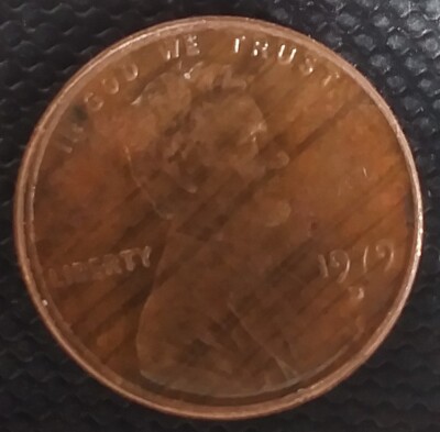 1979 D Lincoln Cent WOODY with FILLED M/ M . Nice coin see Photos
