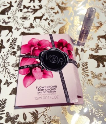 Viktor & Rolf Flowerbomb Ruby Orchid Eau de Parfum EDP 0.04 oz Spray Sample Size