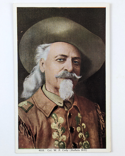 Buffalo Bill Campground Cody Wyoming ricevuta e cartoline 1930 - Foto 2 di 7