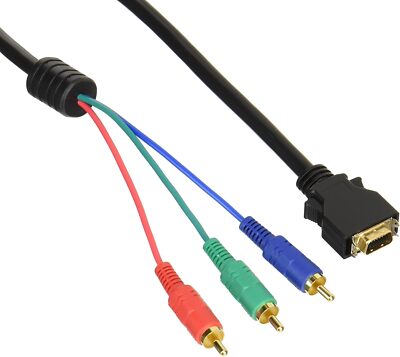 New Conversion Virtuoso D-terminal male to component conversion cable D5 1080P