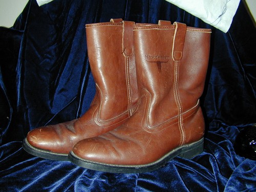Vintage Mason Leather Motorcycle Boots 