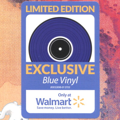 BLUE VINYL---- KIDS SEE GHOSTS Walmart LP RECORD Kanye West KID