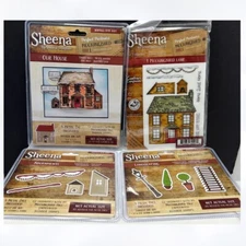 Sheena MOCKINGBIRD HILL House Village Rubber Stamps Dies Lot