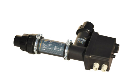 Dapra Neo-Flow Elektrowärmetauscher Incoloy / Kunststoff 9 kW Poolheizung