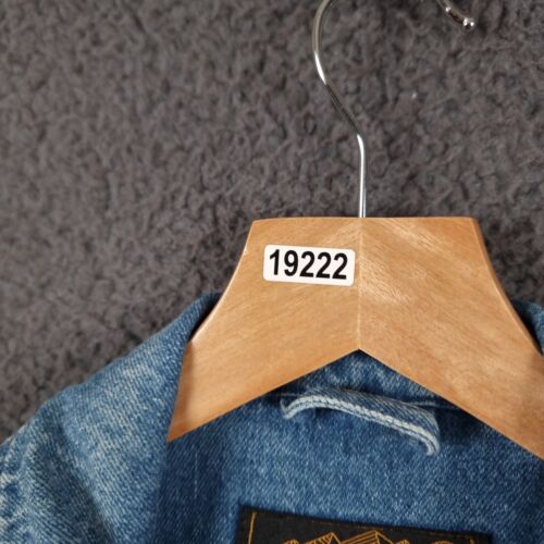 Vintage EDDIE BAUER Jacket Womens M Medium Denim Field Barn Coat Ranch Chore 90s - Picture 10 of 10