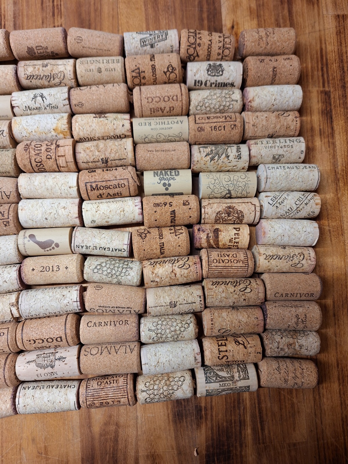 96 Random Used Wine Corks. Great for craft projects!
