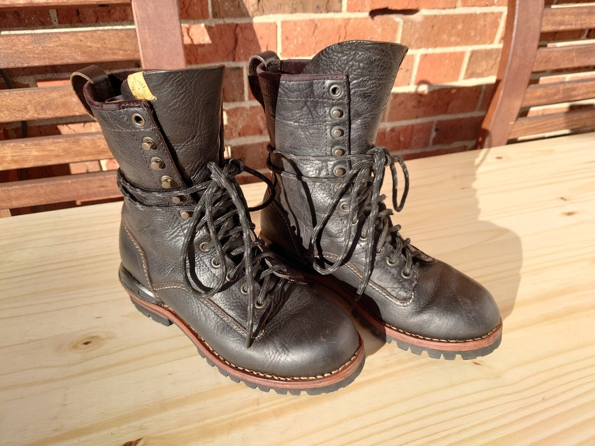 Visvim Poundmaker Boot Sz 8 Black Leather | eBay