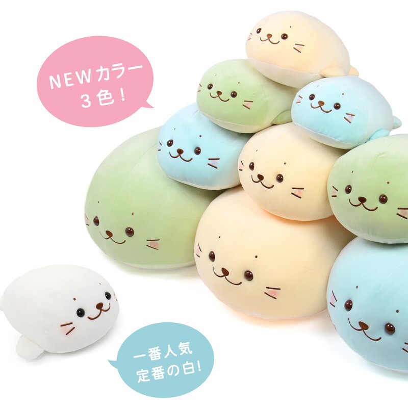 Sirotan スイーツ型マスコット 6個セット New Sirotan Plush Toy 4 color 38cm Mother garden JP Limited