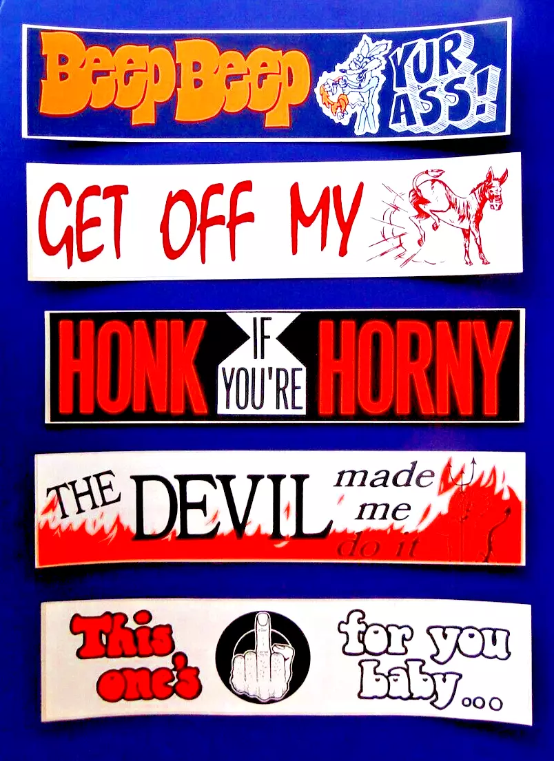 Vintage Bumper Sticker eBay