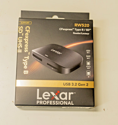 Lexar Professional CFexpress Type-B/SD USB 3.2 Gen 2 Reader #LRW520U-RNBNG
