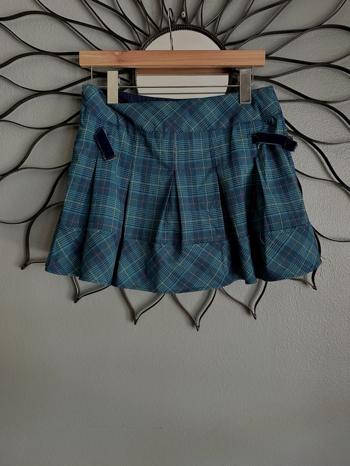 Falda a Cuadros Cherokee De Colección Talla XL/M Pantalones Cortos Integrados Gótica Preppy Colegiala Y2K Foto 3 de 4