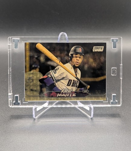 2024 Stadium Club #24 Ketel Marte Chrome SuperFractor #1/1 Bat Flip Image
