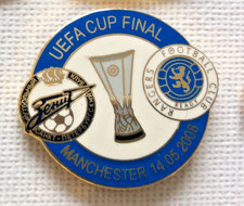 Distintivo Rangers v Zenit San Pietroburgo finale Coppa Uefa 2008