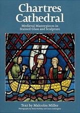 CHARTRES CATHEDRAL STAINED GLASS - ENGLISH By Malcolm Miller **Mint Condition**
