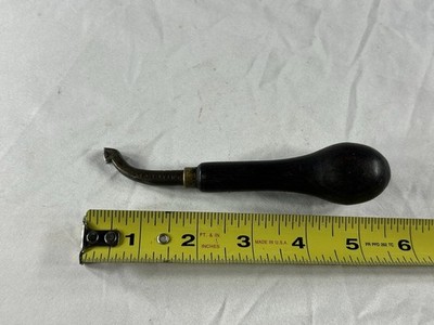 ANTIQUE C.S. Osborne LEATHER WORKING CREASING STAMPING COBBLER HAND TOOL  #2