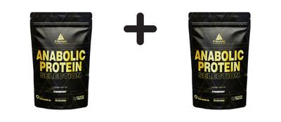 2 x Peak Anabolic Protein Selection (900g) Strawberry (38,86 EUR/kg)